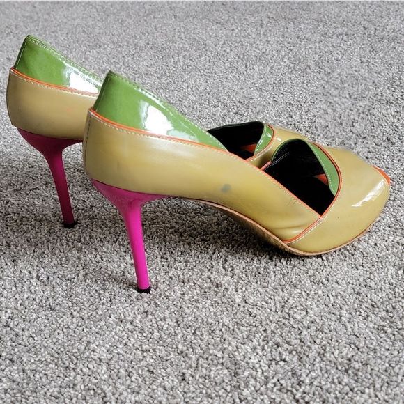 Gaspard Yurkievich Patent Leather High Heel Shoes, Size 40.5 (10.5) - Picture 3 of 13